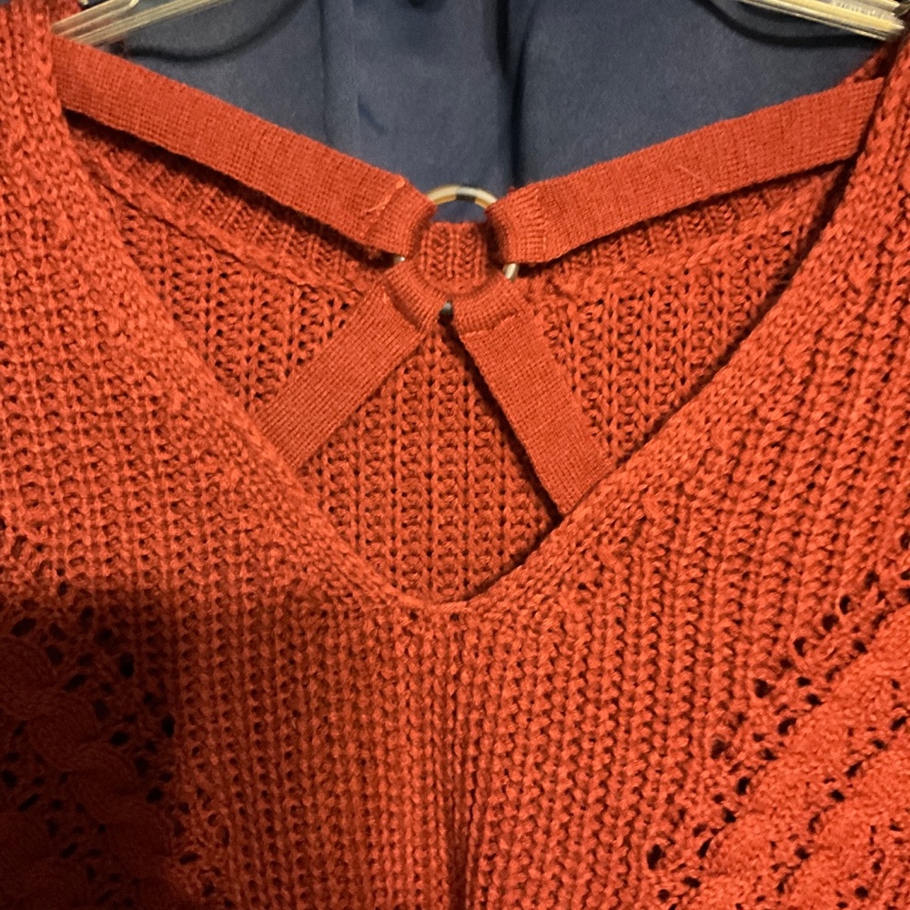 No Boundaries Rust Colored Sweater Size 2x. W49 - image 4
